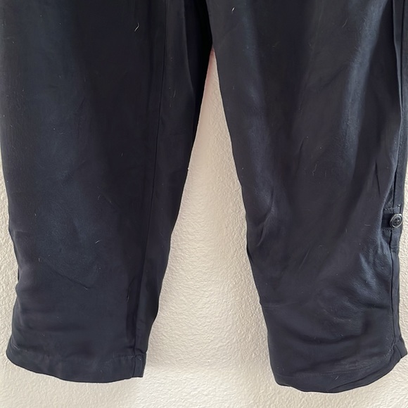 Knox Rose 100% Rayon Black Ankle Joggers Pull-On Pants, Size Small,Elastic Waist - Picture 11 of 15